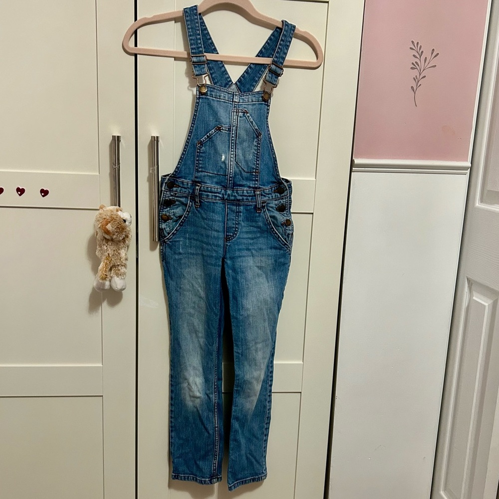 GAP kids  Blue  Denim Overalls sz M
